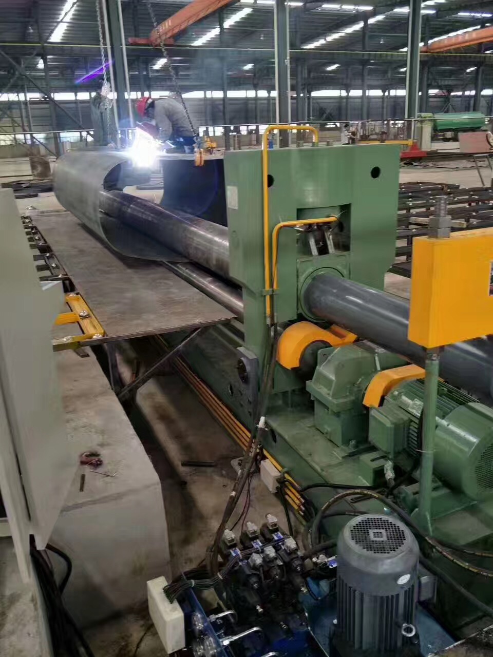 Automatic Hydraulic W11Y 3 Roller Flat Plate Bending Machine from China ...